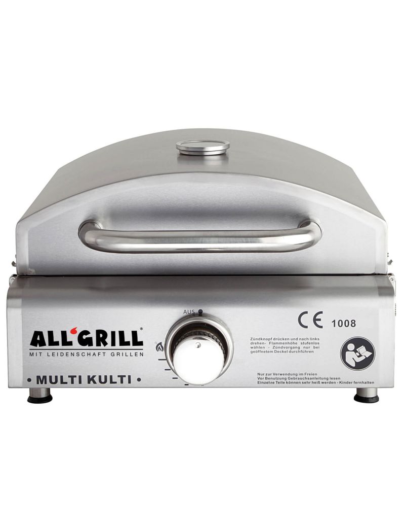 MULTI-KULTI ®, the multifunctional gas grill - WITH FLAME PROTECTION -