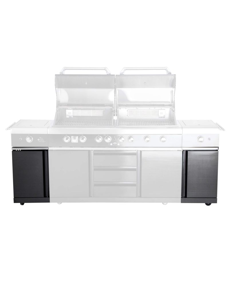 Side panels right + left for ALLGRILL EXTREM light -BLACK- 100960