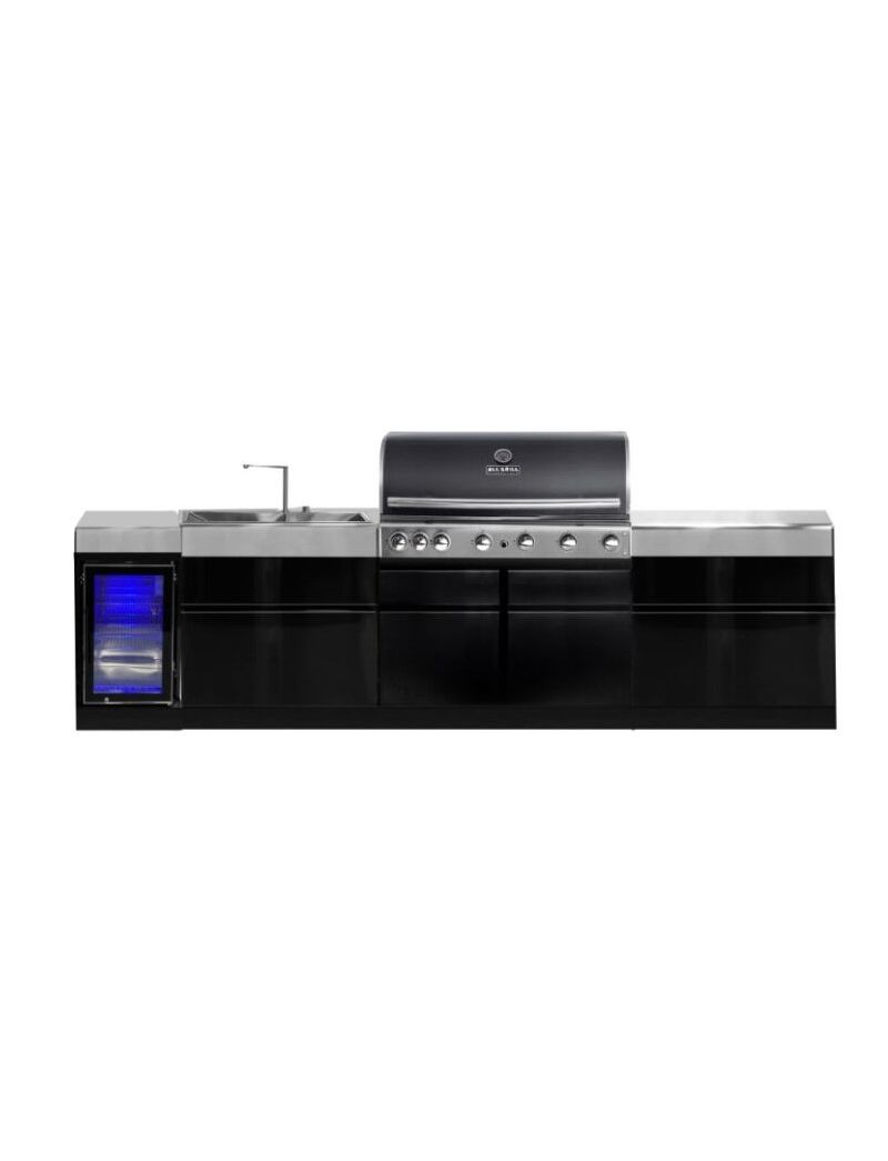 CHEF XL Black Combined Set for Outdoor Use S9