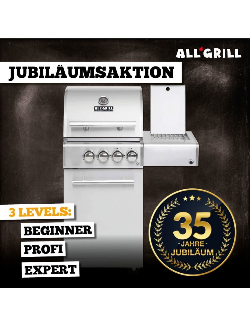 ALLGRILL Chef S 35th anniversary stainless steel promotion