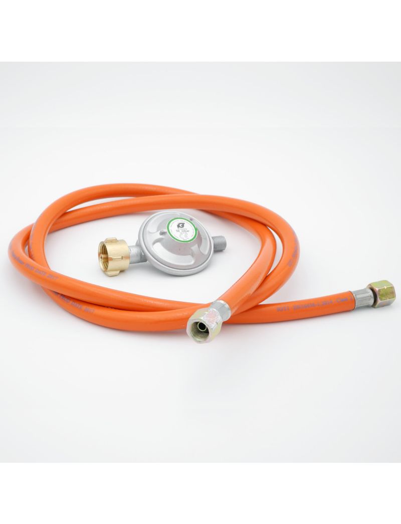 Gas regulator with gas hose 50 mbar (set)