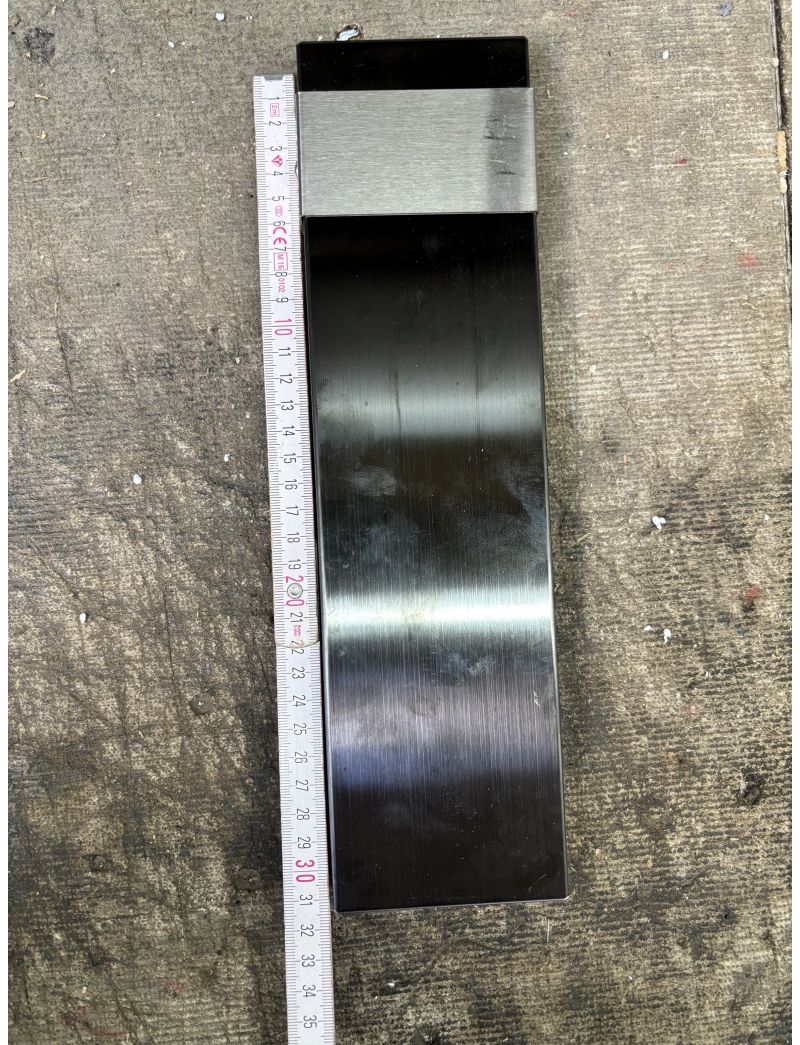 Door reinforcement right/left Chef L Black (part no. 4 cat. // version without handles)