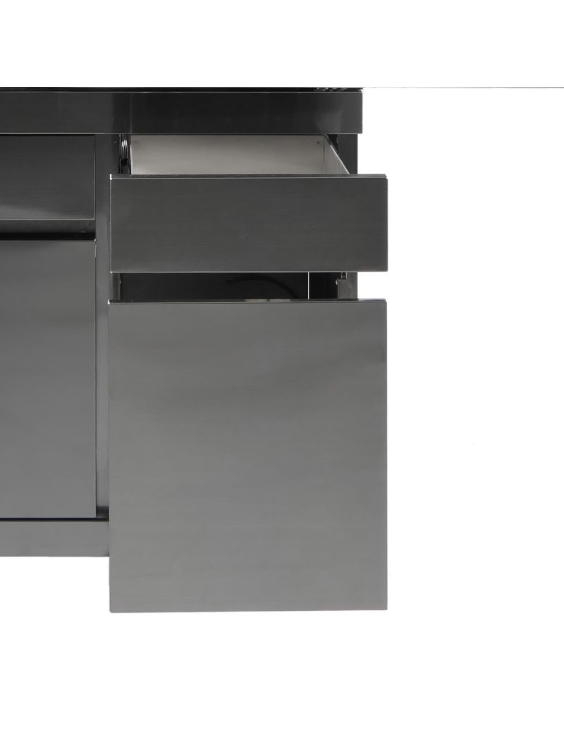 ALLGRILL drawer system, right, without handles, for Modular CHEF L - black