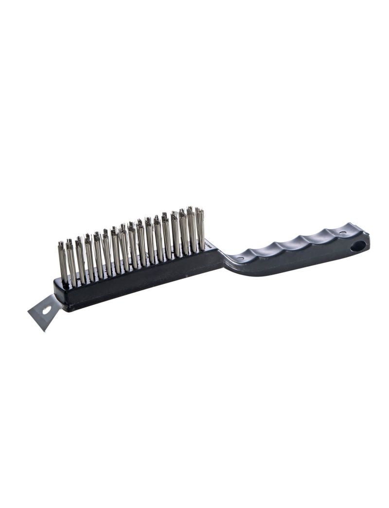 ALLGRILL Cast iron plate cleaning brush 15/29x2.5 cm