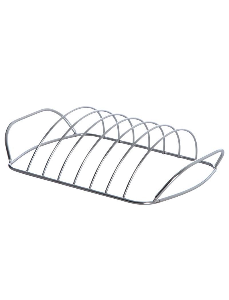 Stainless steel pork rib holder, 30 x 18 x 8 cm
