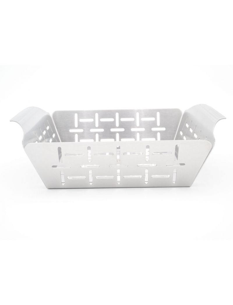 Stainless steel grill basket, 19 x 24 x 5.5 cm
