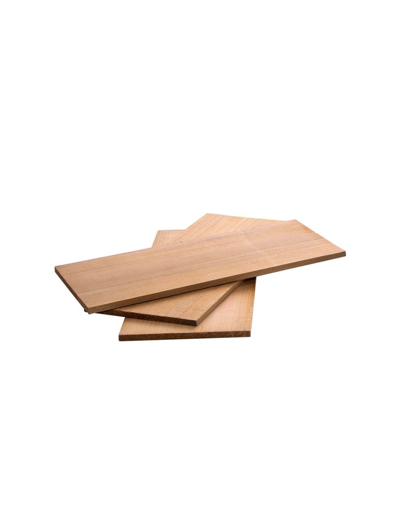 Set of cedar wood boards, 3 pcs., each 30 x 12 x 1 cm