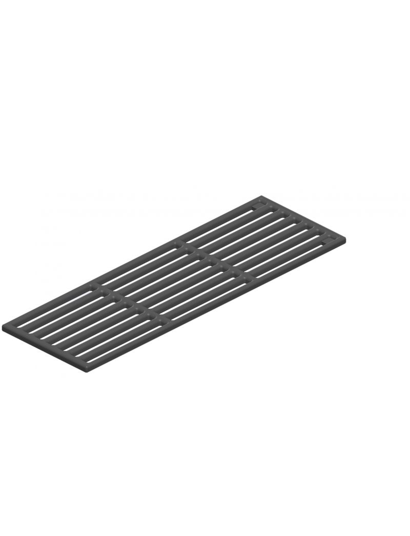 Thin cast iron grid lid -15x46 cm- for ALLGRILL model CHEF S