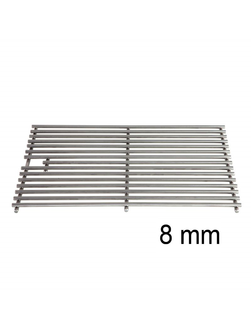 Set of 8 mm stainless steel grates for CHEF-XL