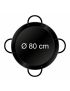 Enameled paella pan Ø 80 cm with 4 handles