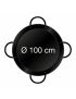 Enameled paella pan Ø 100 cm with 4 handles