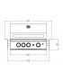 TOP-LINE - ALLGRILL CHEF M Black - BUILT-IN with air system