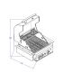 TOP-LINE - ALLGRILL CHEF S Black - BUILT-IN with air system