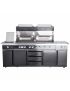 TOP-LINE - ALLGRILL EXTREM Steakzone® - BLACK with Air System