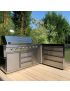 Basic grill module with side burner incl. Airsystem