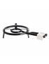 2-ring gas burner, Ø 30 cm, 8.2 kW, 50 mbar