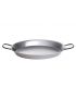 Paella pan polished steel  22 cm