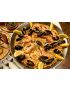 Enameled paella pan Ø 90 cm with 4 handles