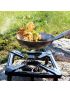Table cooking set (small) with steel wok Ø 30 cm - with lighter