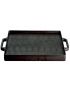 Table cooking set (small) with cast iron grill plate 32 x 32 cm, including gas hose and regulator