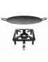 Table cooking set (small) with iron wok/grill pan Ø 50 cm - without ignition safety device