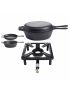 Cooking set for table (small) with cast iron pans combined set Ø 26 cm - without lighter