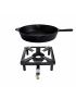 Small stove set with cast iron pan Ø 39 cm - without ignition guard