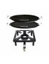 Table cooking set (large) with cast iron baking plate light Ø 38 cm - without lighter