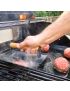 Cast iron meat and burger press with wooden handle 21x11x7 cm