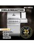 ALLGRILL Chef M promotion in stainless steel 35 years