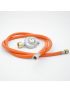 Gas regulator with gas hose 50 mbar (set)