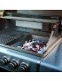 Stainless steel, charcoal insert with heat-conducting sheet metal for all Allrounder models