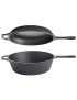2 in 1 – cast iron pot and pan, Ø 26 cm