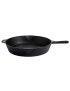 Cast iron pan with short handle and grip, Ø 30 cm