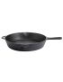 Cast iron pan with short handle and grip, Ø 39 x 6.5 cm