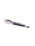 Stainless steel barbecue/grill tongs, length 23 cm