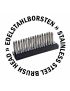 ALLGRILL Cast iron plate cleaning brush 15/29x2.5 cm