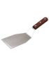 Stainless steel spoon with wooden handle 32 cm