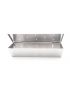 Smoking box with stainless steel wood chips