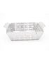 Stainless steel grill basket, 19 x 24 x 5.5 cm
