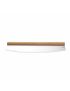 Stainless steel pizza cutter with wooden handle