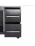 ALLGRILL drawer system, right, for Modular CHEF XL - stainless steel - WITH HANDLE!!!