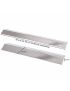Thin stainless steel grill plate, adjustable 35-60 cm / 9 cm