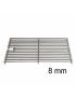 Set of 8 mm stainless steel grates for CHEF-M