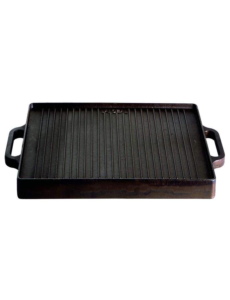 Cast iron grill plate (Plancha), 32 x 32 cm